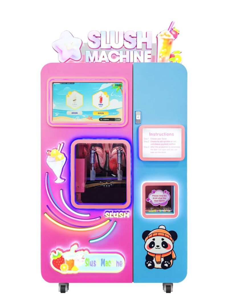 Self-Serving Slushy Machine - Frozen Drink Dispenser for Fast & Easy Refreshing Beverages