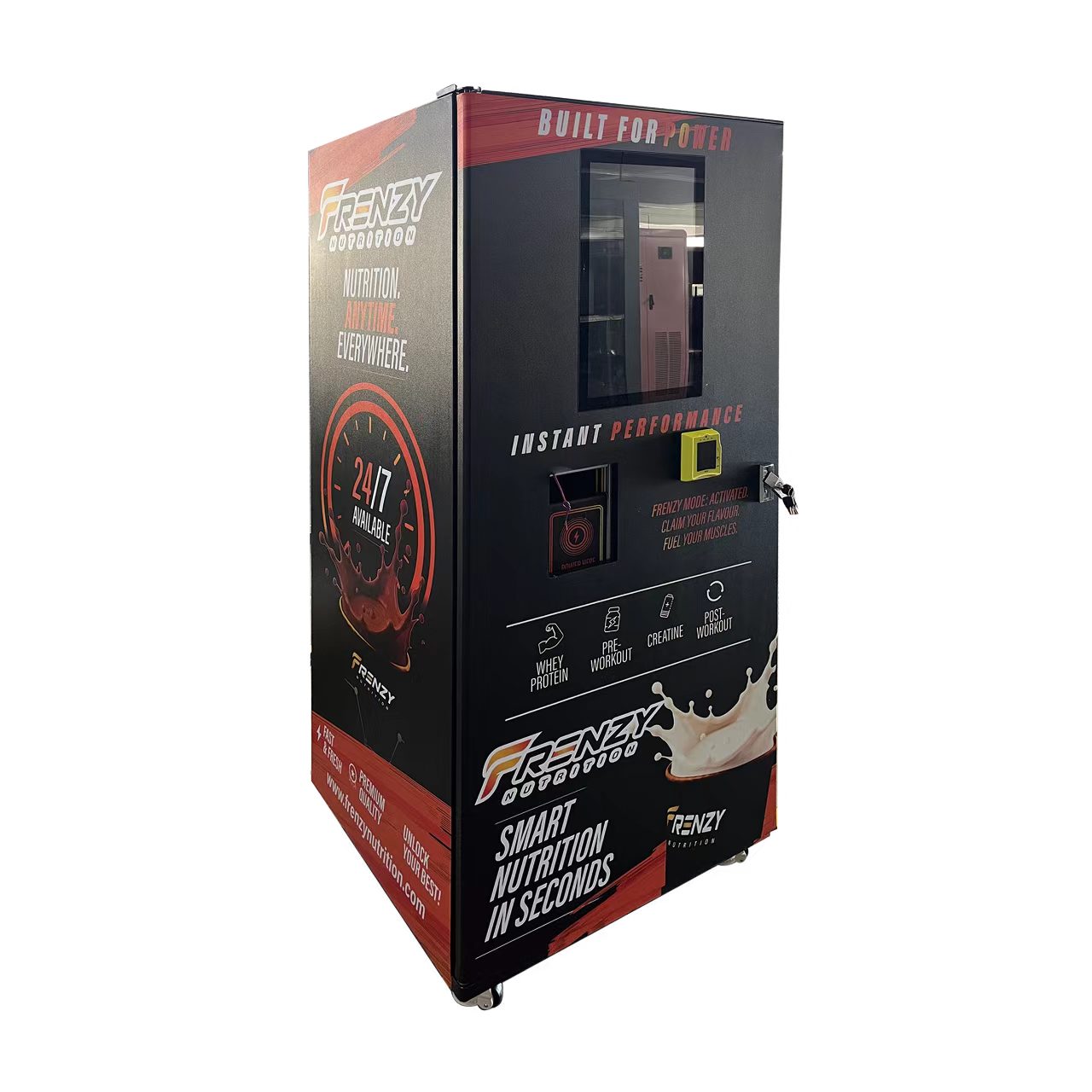 Smart Touchscreen Protein Powder Vending Machine with Auto Stirring and Heating Cooling Function