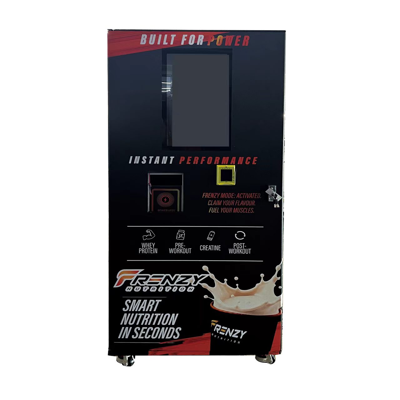 Automatic Beverage Dispenser with 6 Material Boxes Built-in Mixing System and Card Coin Cash Online Payment